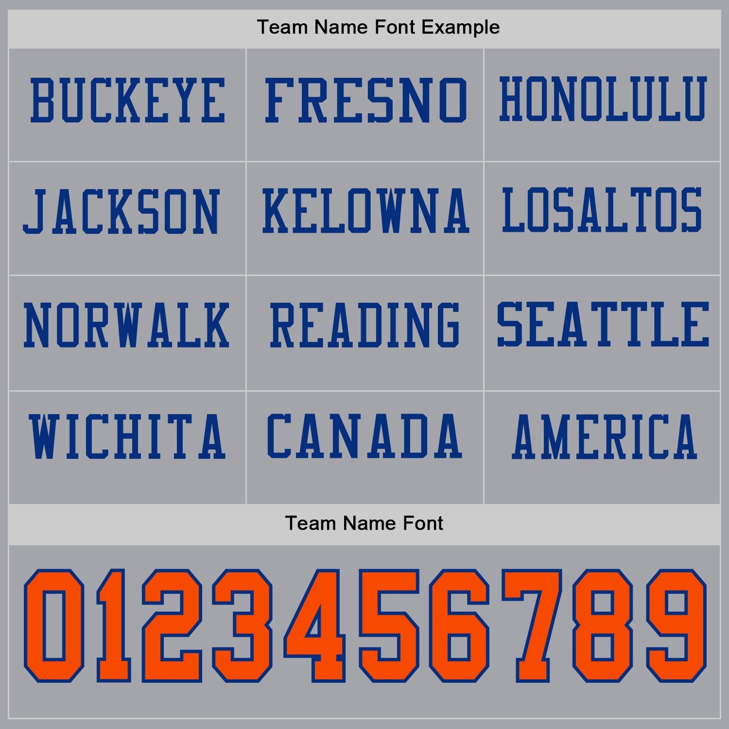 Custom Gray Orange-Royal Long Sleeve Authentic Football Jersey view 3