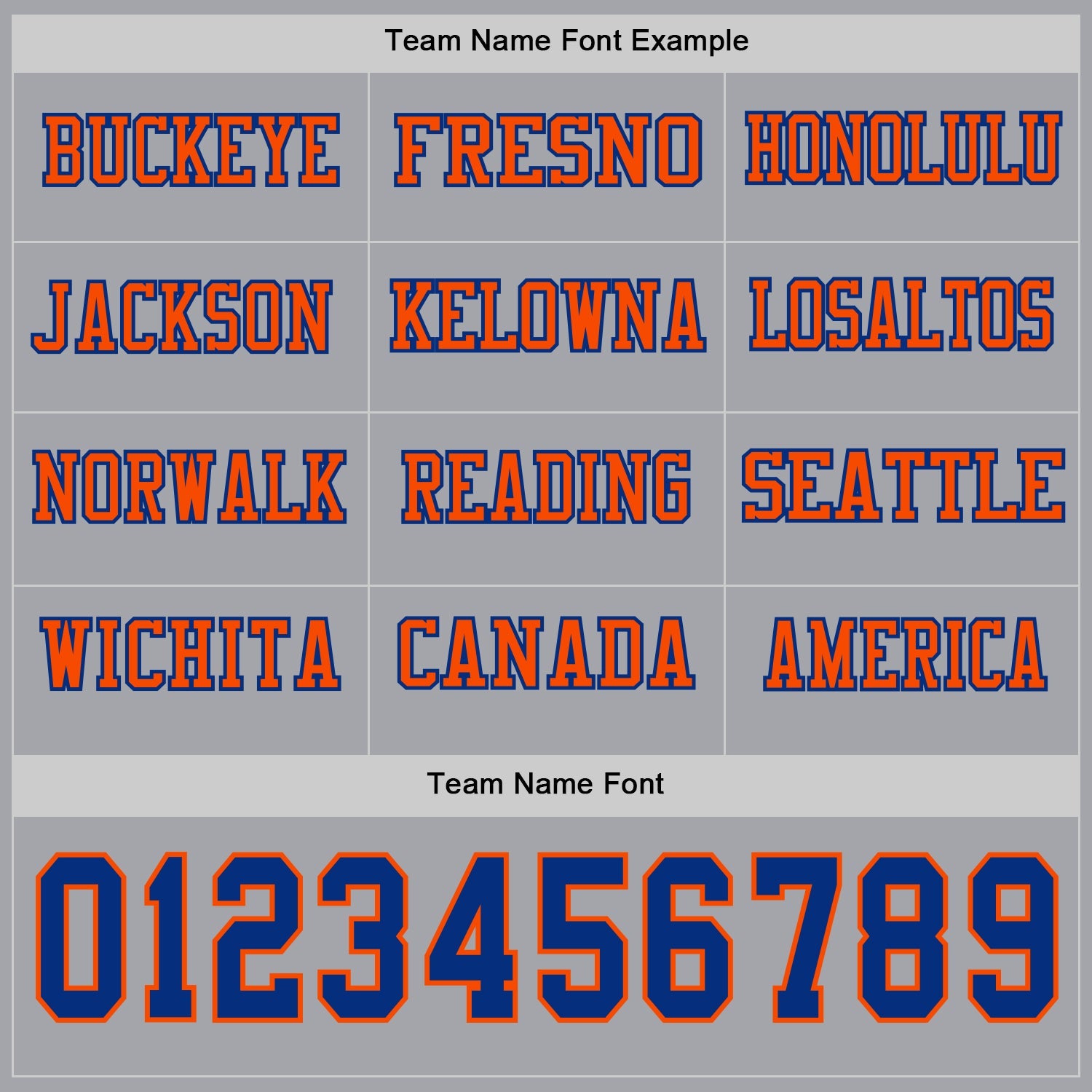 Custom Gray Royal-Orange Long Sleeve Authentic Football Jersey view 3