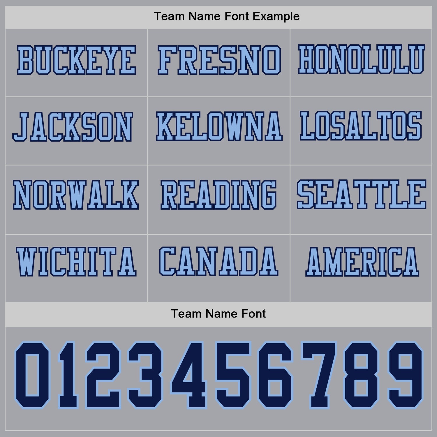 Custom Gray Navy-Light Blue Long Sleeve Authentic Football Jersey view 3