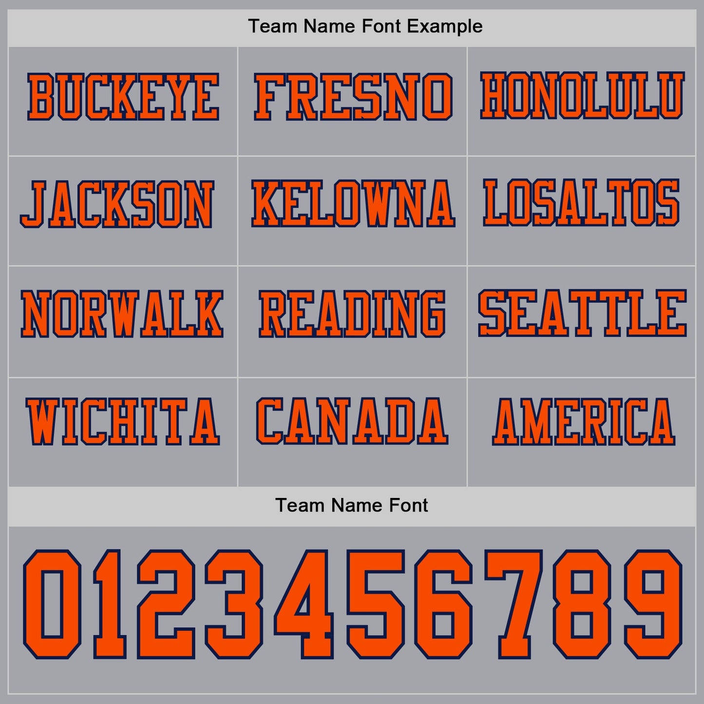 Custom Gray Orange-Navy Long Sleeve Authentic Football Jersey view 3