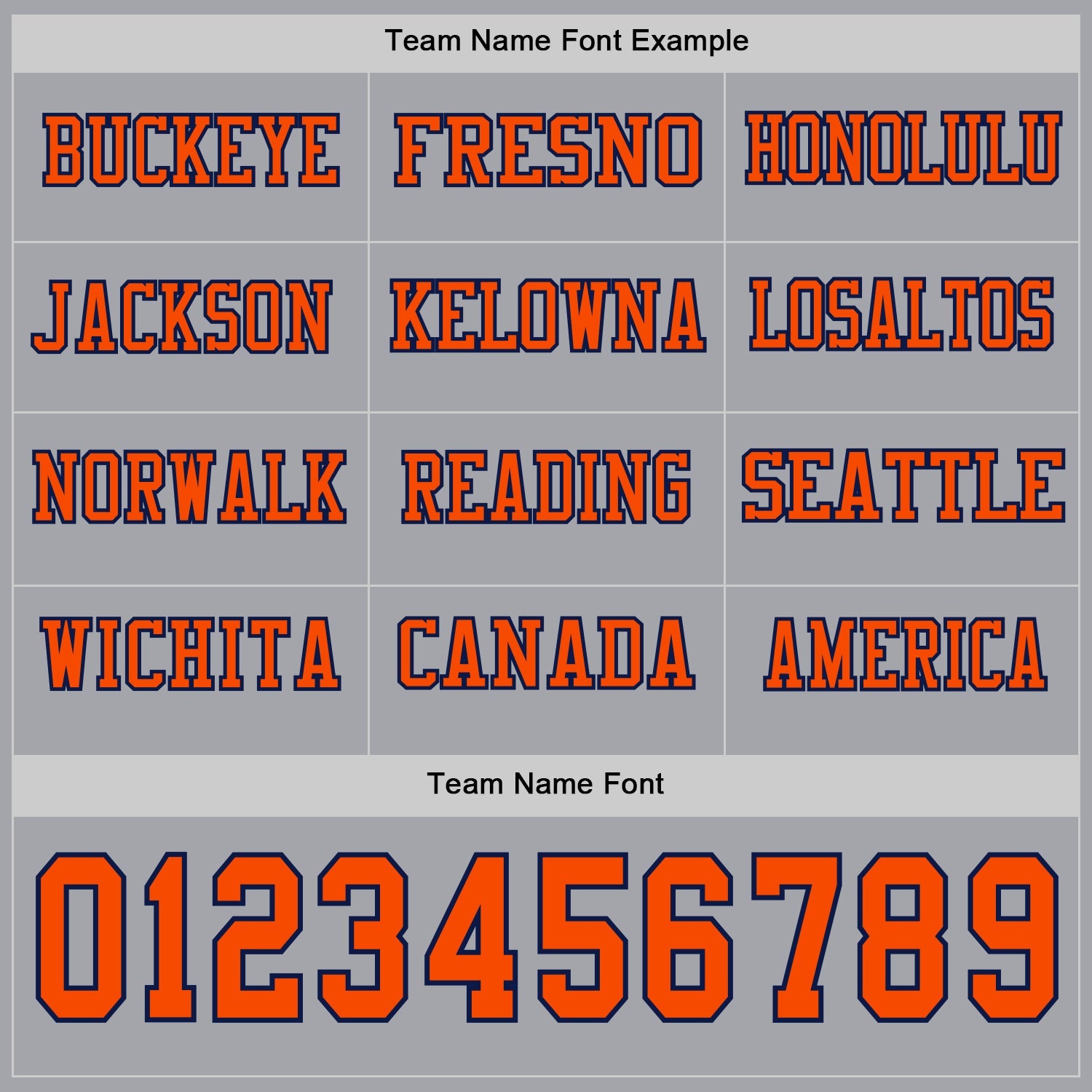 Custom Gray Orange-Navy Long Sleeve Authentic Football Jersey view 3