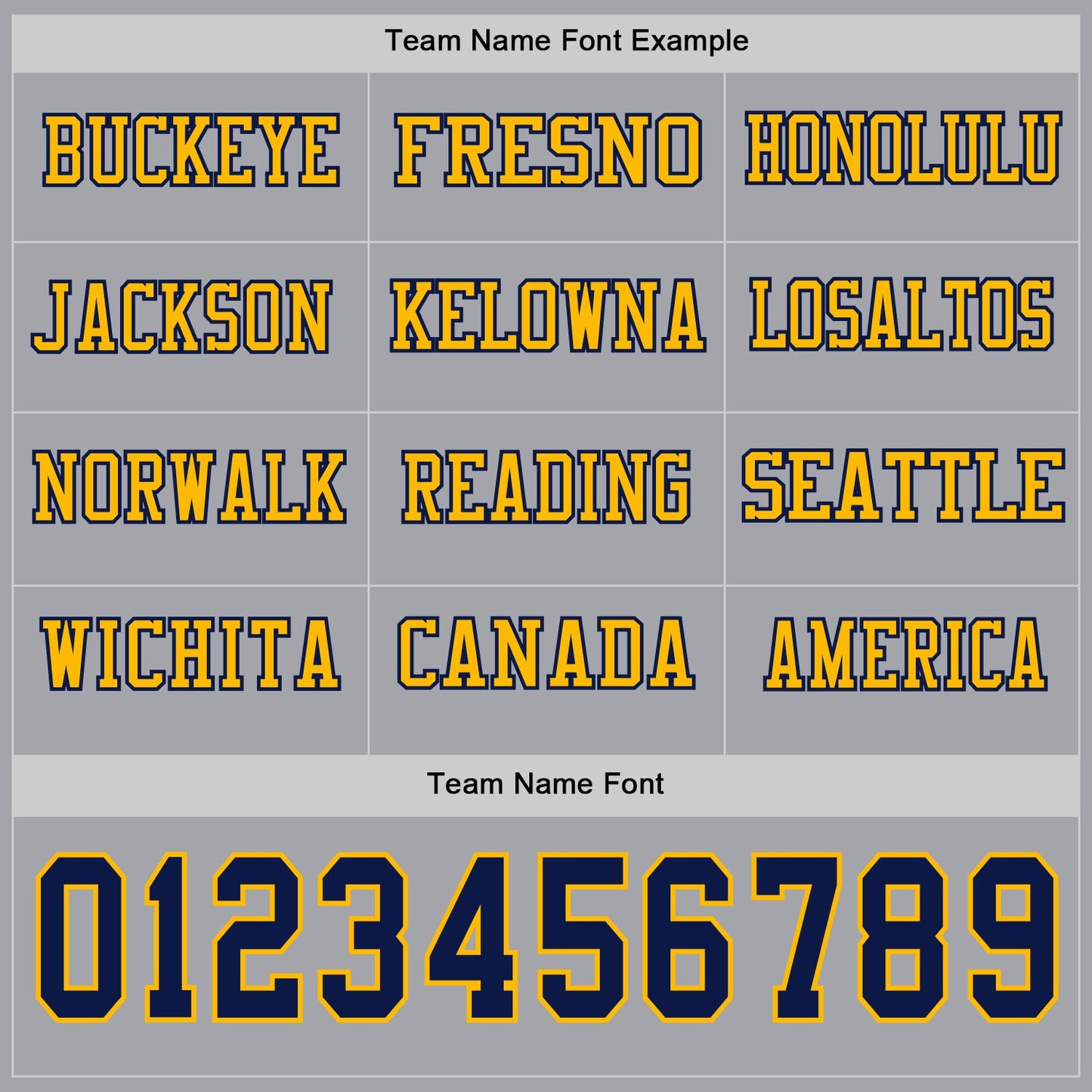Custom Gray Navy-Gold Long Sleeve Authentic Football Jersey view 3