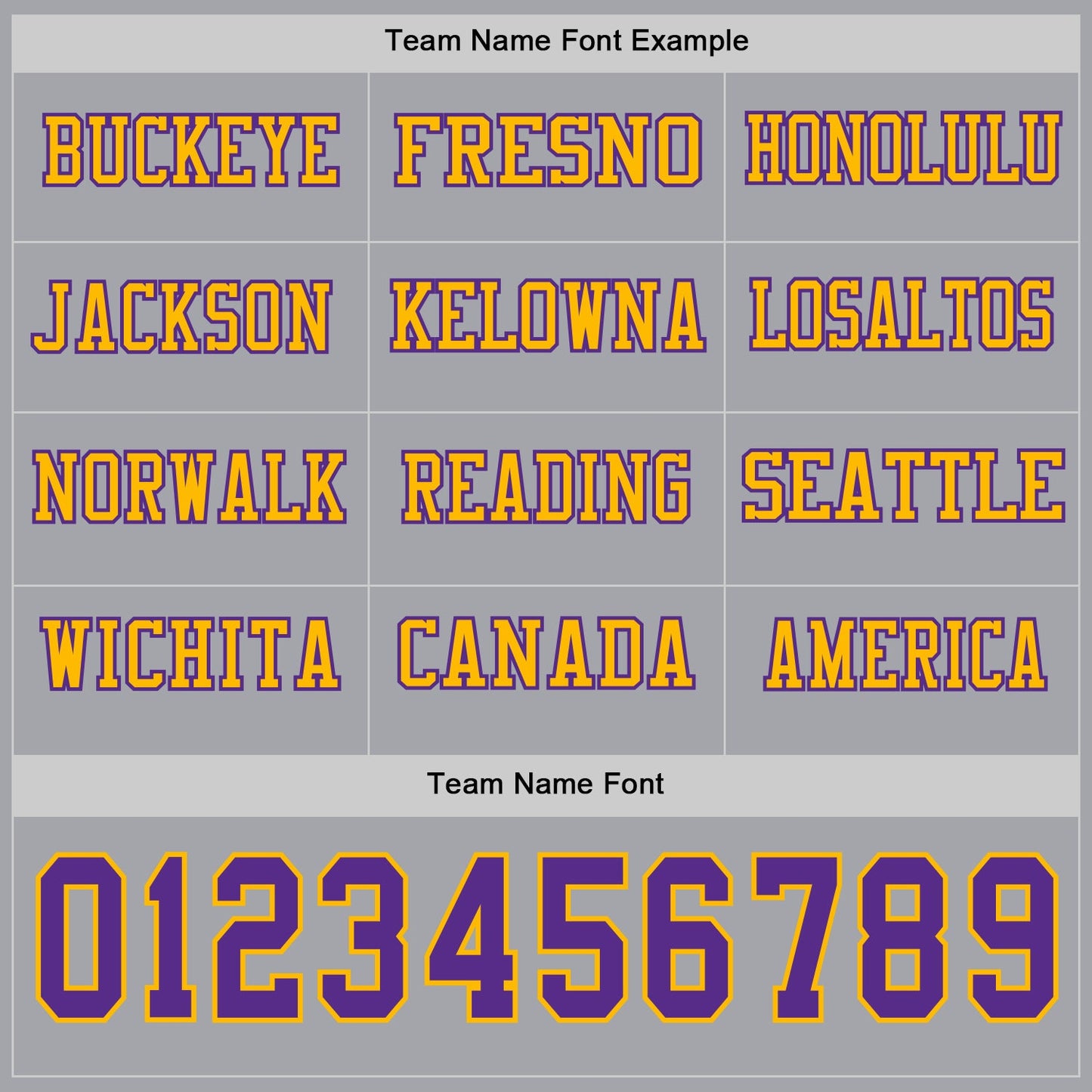 Custom Gray Purple-Gold Long Sleeve Authentic Football Jersey view 3