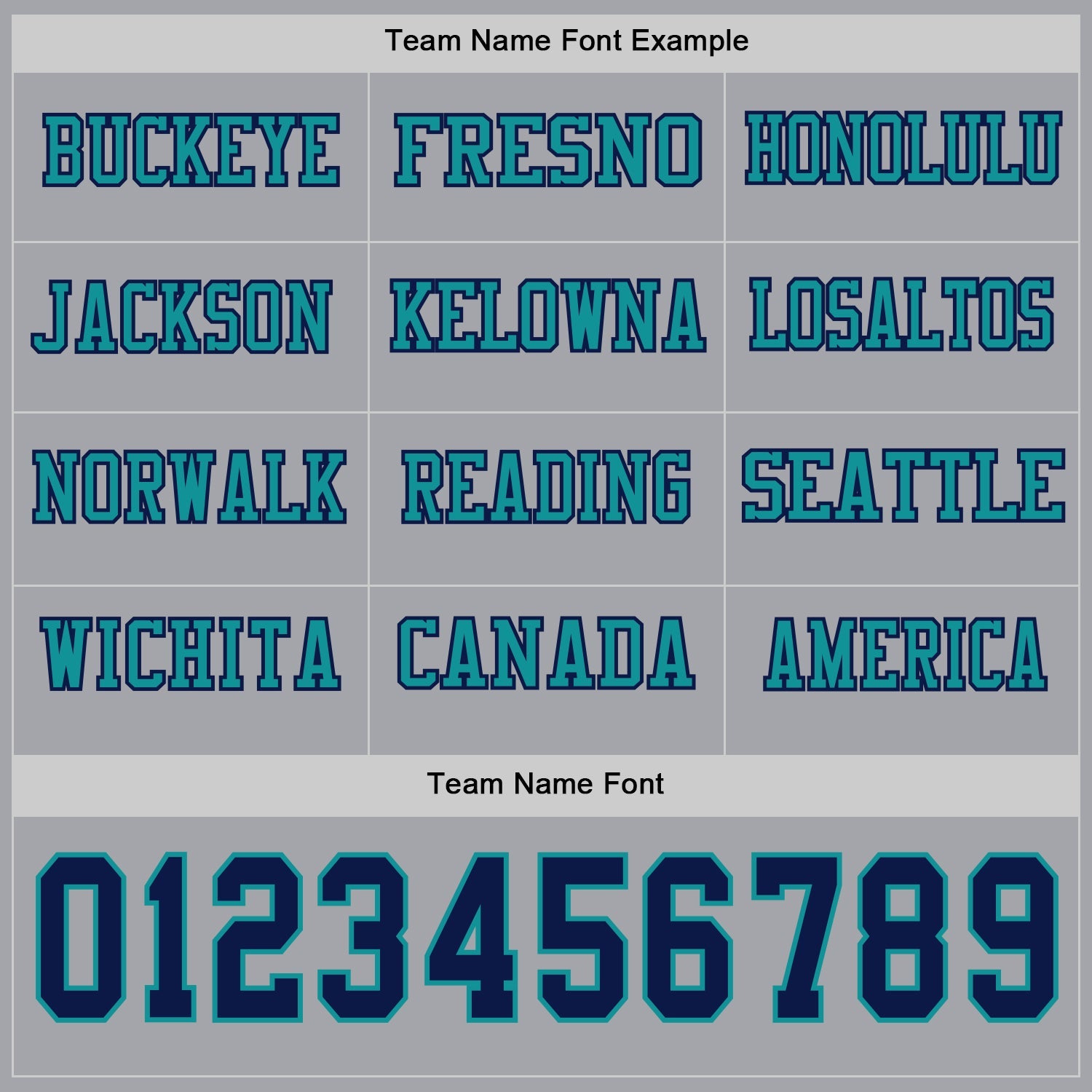 Custom Gray Navy-Teal Long Sleeve Authentic Football Jersey view 3
