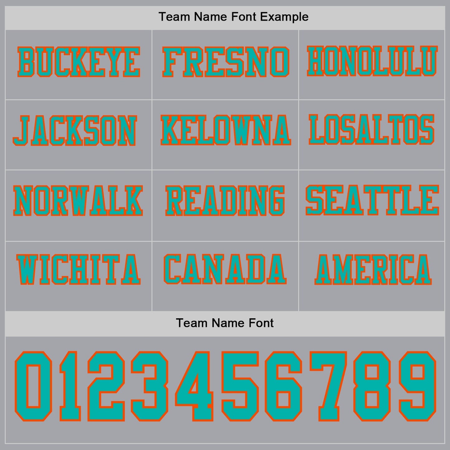 Custom Gray Aqua-Orange Long Sleeve Authentic Football Jersey view 3
