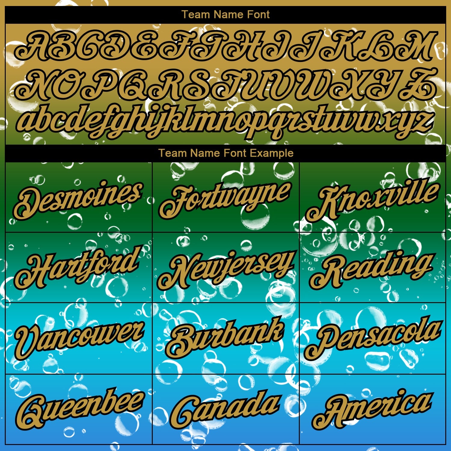 Custom Old Gold Green Lakes Blue-Black Fishing Bass Fish Long Sleeve Performance T-Shirt view 3