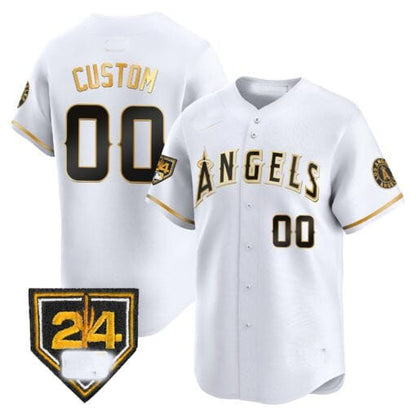 Custom Los Angeles Angels 2024 Spring Training Patch Vapor Premier Limited – All Stitched Baseball Jersey view 4