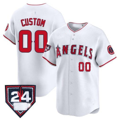 Custom Los Angeles Angels 2024 Spring Training Patch Vapor Premier Limited – All Stitched Baseball Jersey view 5