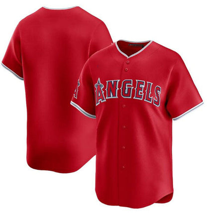Los Angeles Angels Blank Red Alternate Limited Baseball Stitched Jersey - Main View