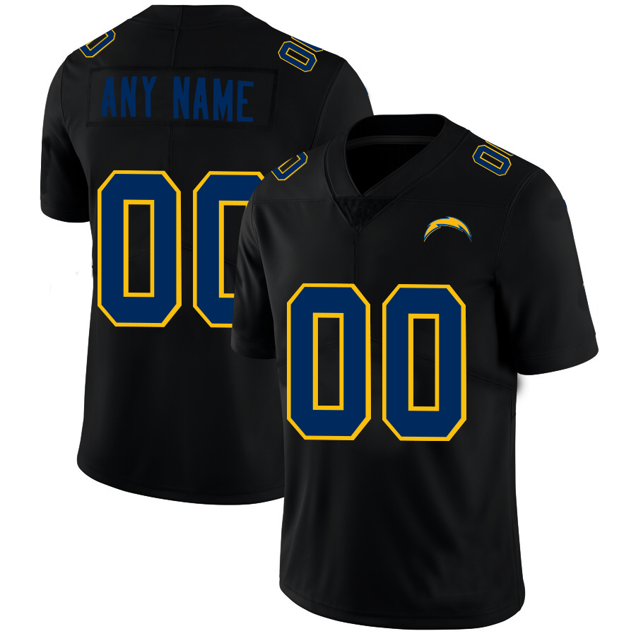 Custom LA.Chargers Football Jerseys Black American Stitched Name And Number Size S to 6XL Christmas Birthday Gift - Main View