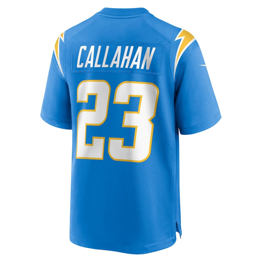 LA.Chargers #23 Bryce Callahan Powder Blue Game Jersey Stitched American Football Jerseys - Main View