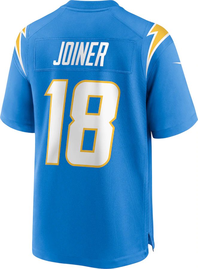 LA.Chargers #18 Charlie Joiner Powder Blue Game Retired Player Jersey Stitched American Football Jerseys - Main View