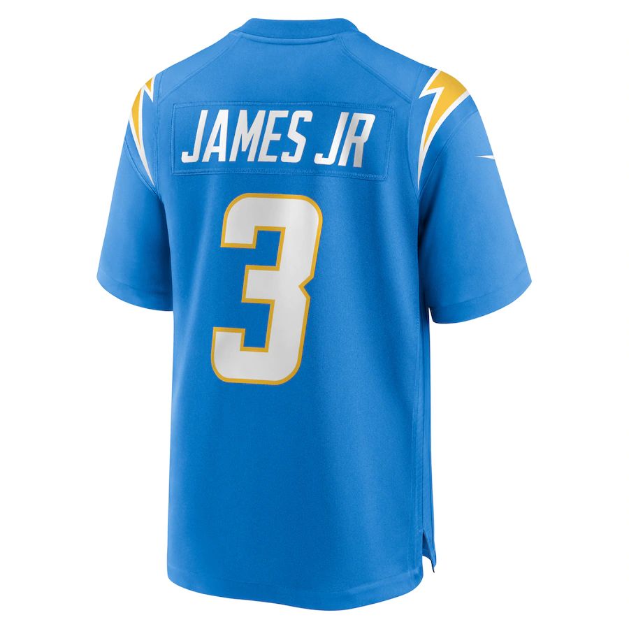 LA.Chargers #3 Derwin James Jr. Powder Blue Game Jersey Stitched American Football Jerseys - Main View