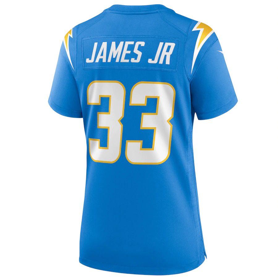 LA.Chargers #33 Derwin James Powder Blue Game Jersey Stitched American Football Jerseys - Main View