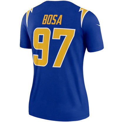 LA.Chargers #97 Joey Bosa  Royal 2nd Alternate Legend Jersey Stitched American Football Jerseys - Main View