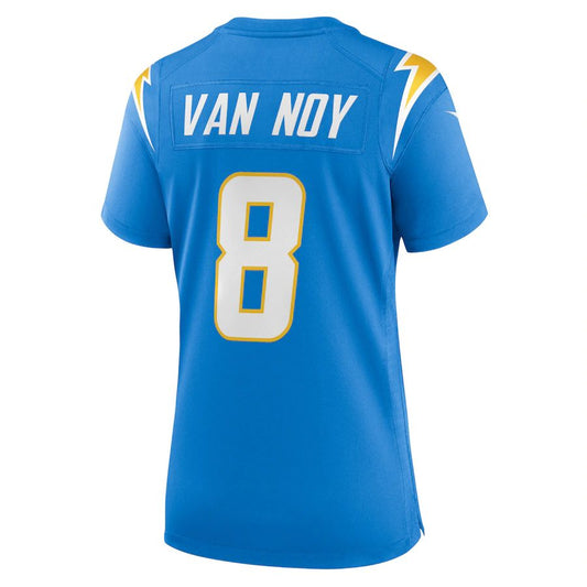 LA.Chargers #8 Kyle Van Noy Powder Blue Player Game Jersey Stitched American Football Jerseys - Main View
