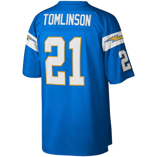 LA.Chargers #21 LaDainian Tomlinson Mitchell & Ness Powder Blue Legacy Replica Jersey Stitched American Football Jerseys - Main View