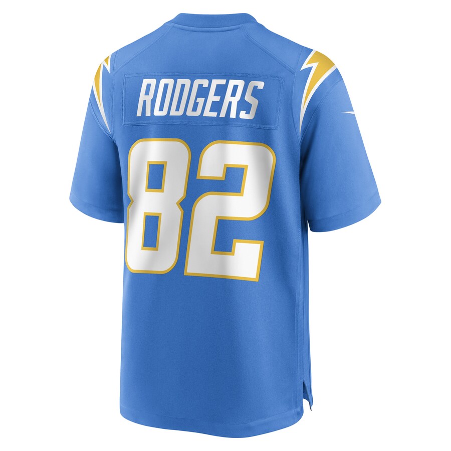 LA.Chargers #82 Richard Rodgers Powder Blue Game Player Jersey Stitched American Football Jerseys - Main View