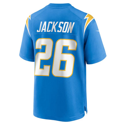 LA.Chargers #26 Donte Jackson Powder Blue Team Game Stitched American Football Jerseys - Main View