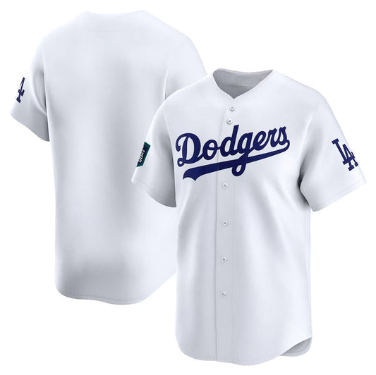 Los Angeles Dodgers 2024 World Tour Seoul Series Home Limited Jersey – White Stitches Baseball Jerseys - Main View