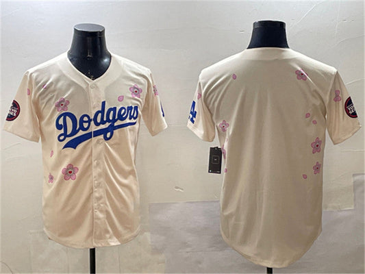 Los Angeles Dodgers Blank Cream 2025 Tokyo Series Limited Stitched Baseball Jersey - Main View