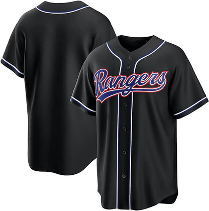 Los Angeles Dodgers Blank Fashion Black Out Stitched Baseball Jersey - Main View