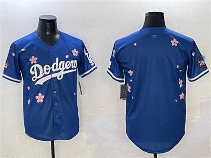 Los Angeles Dodgers Blank Royal 2025 Tokyo Series Limited Stitched Baseball Jersey - Main View