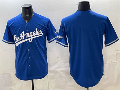 Los Angeles Dodgers Blank Royal Alternate Stadium Stitched Baseball Jersey - Main View