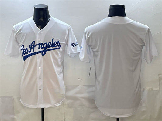 Los Angeles Dodgers Blank White Alternate Stadium Stitched Baseball Jersey - Main View