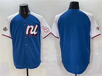 Los Angeles Dodgers National League Blank Blue Alternate 2025 All-Star Edition Limited Stitched Baseball Jersey - Main View