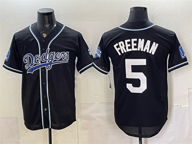 Los Angeles Dodgers #5 Freddie Freeman B2B Champs 2026 Black Out Style Vapor Limited Stitched Jersey - Main View