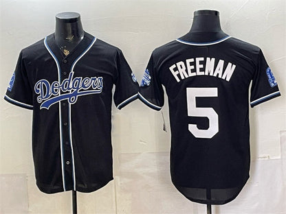 Los Angeles Dodgers #5 Freddie Freeman B2B Champs 2026 Black Out Style Vapor Limited Stitched Jersey - Main View