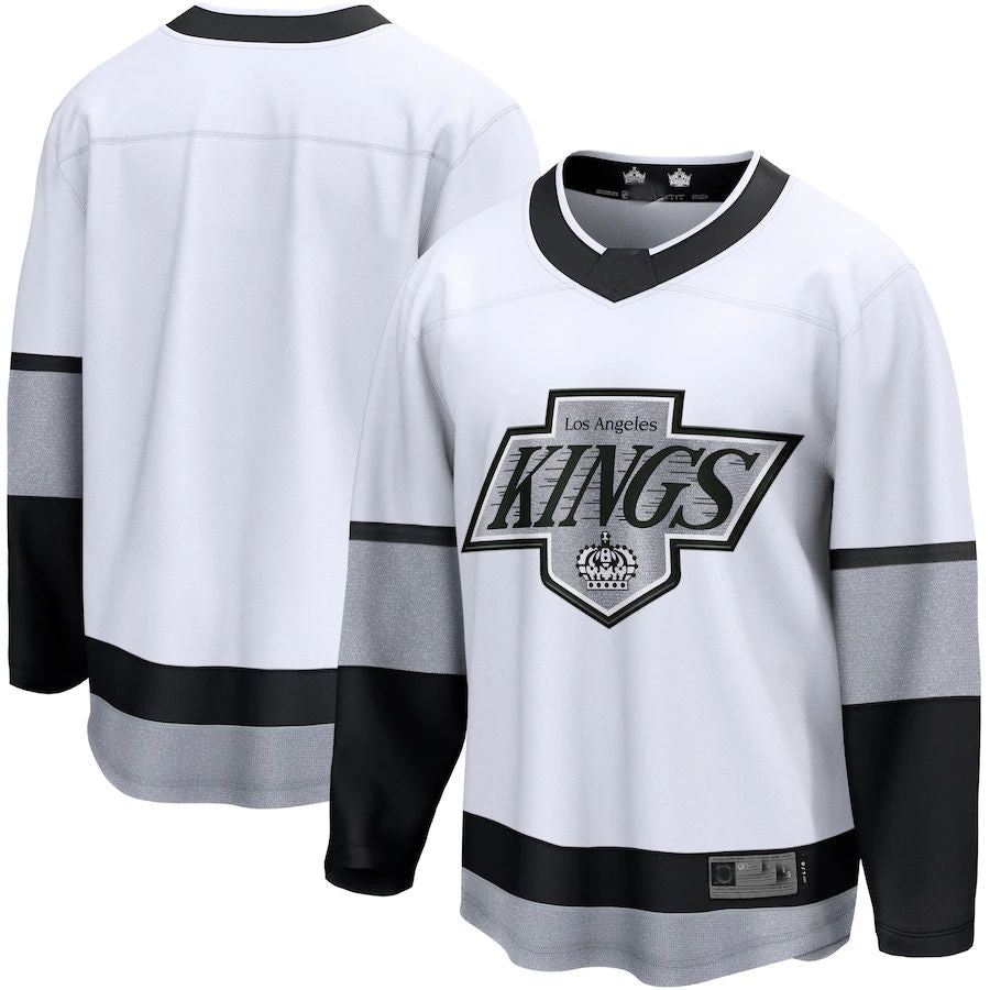 LA.Kings  Fanatics Branded Alternate Premier Breakaway Team Jersey White Stitched American Hockey Jerseys - Main View