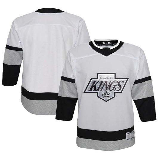 LA.Kings 2021-22 Alternate Premier Jersey White Stitched American Hockey Jerseys - Main View