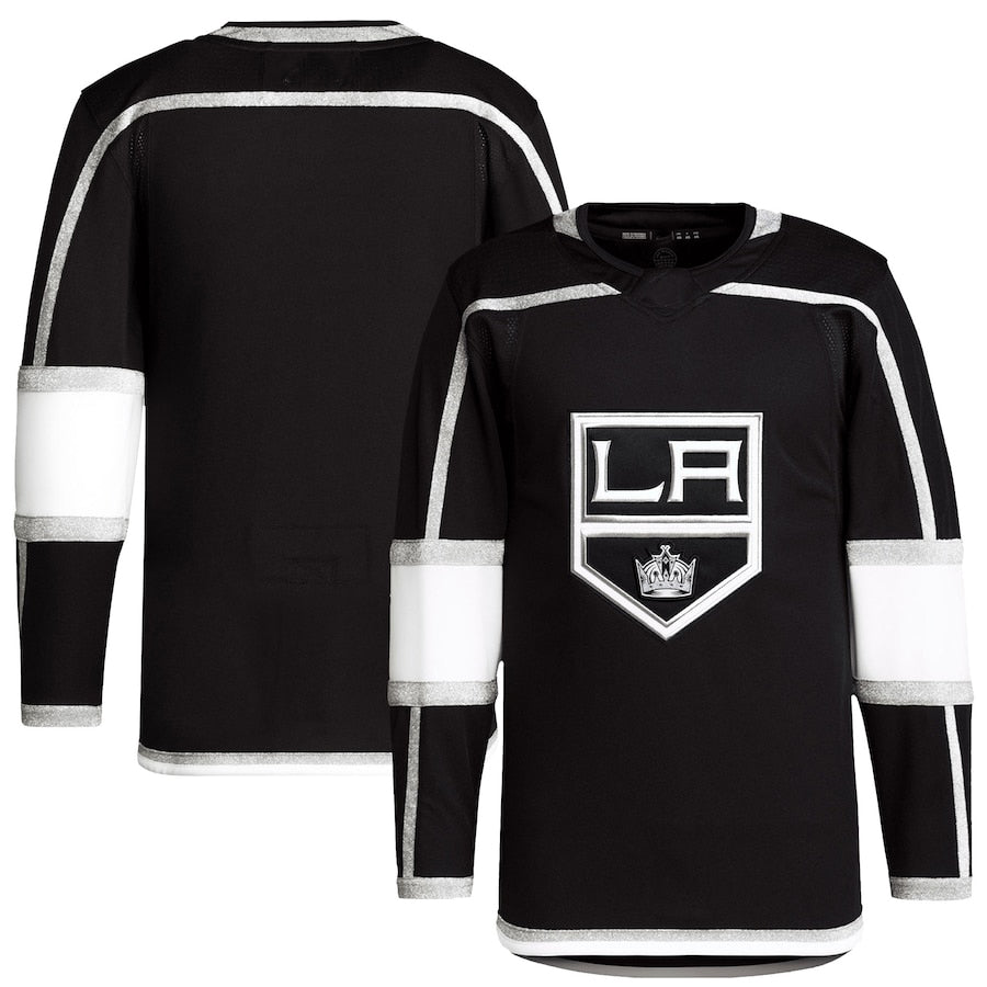 LA.Kings Home Primegreen Authentic Pro Blank Jersey Black Stitched American Hockey Jerseys - Main View