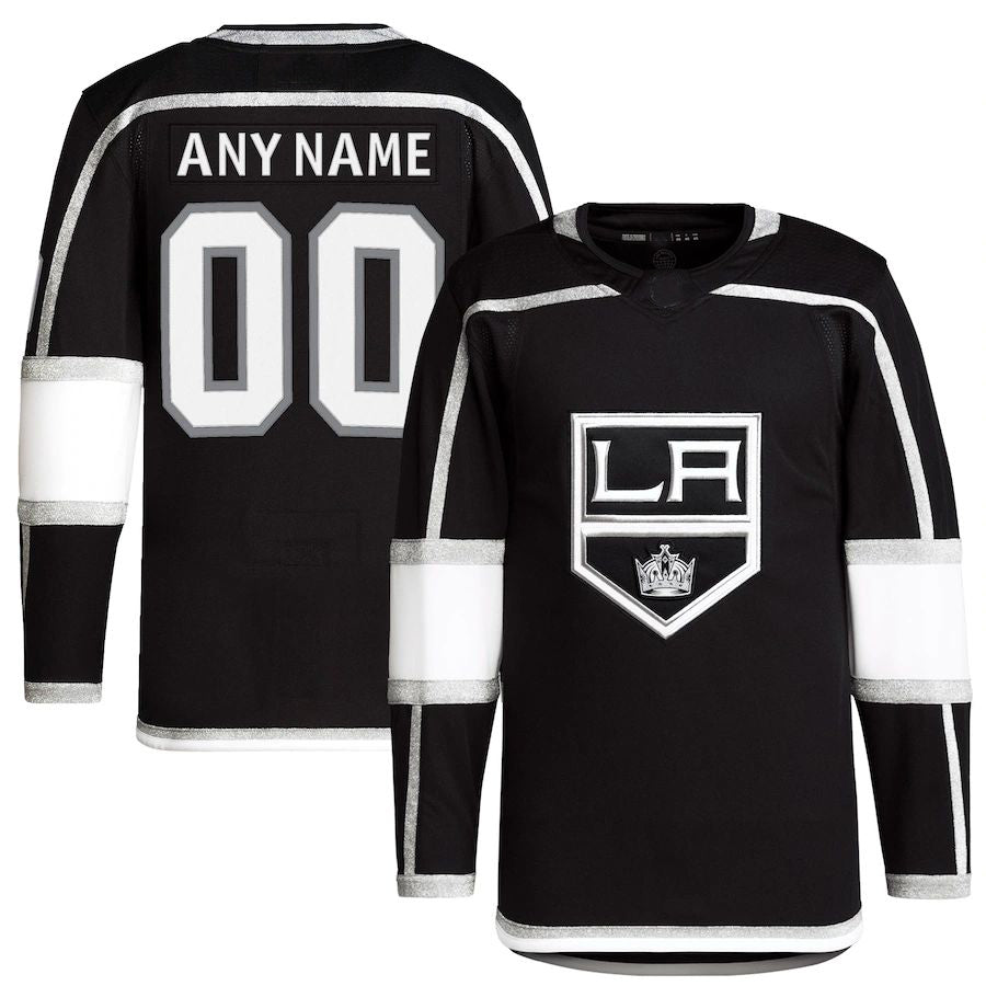 Custom LA.Kings Home Primegreen Authentic Pro Jersey Black Stitched American Hockey Jerseys - Main View