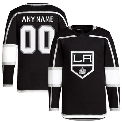 Custom LA.Kings Home Primegreen Authentic Pro Jersey Black Stitched American Hockey Jerseys - Main View