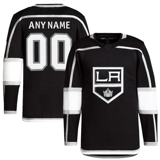 Custom LA.Kings Home Primegreen Authentic Pro Jersey Black Stitched American Hockey Jerseys - Main View