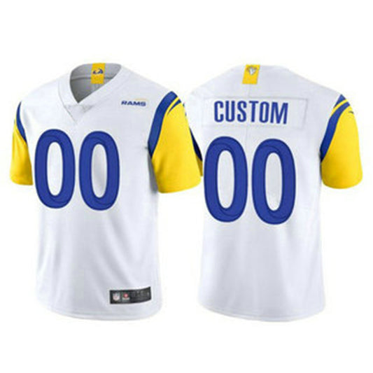 Custom LA.Rams Active Player Custom 2021 White Vapor Untouchable Limited Alternate American Stitched Jersey Football Jerseys - Main View