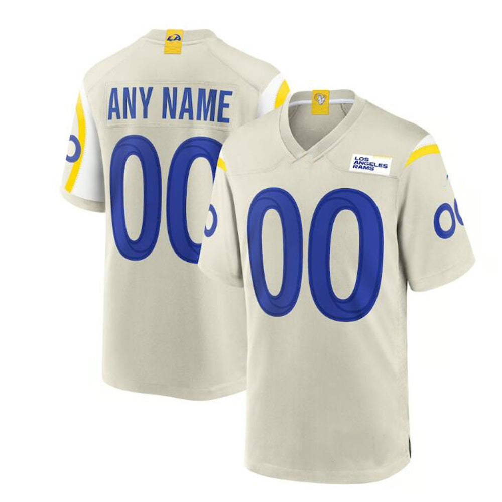 Custom LA.Rams Bone Game Jersey American Stitched Jersey Football Jerseys - Main View