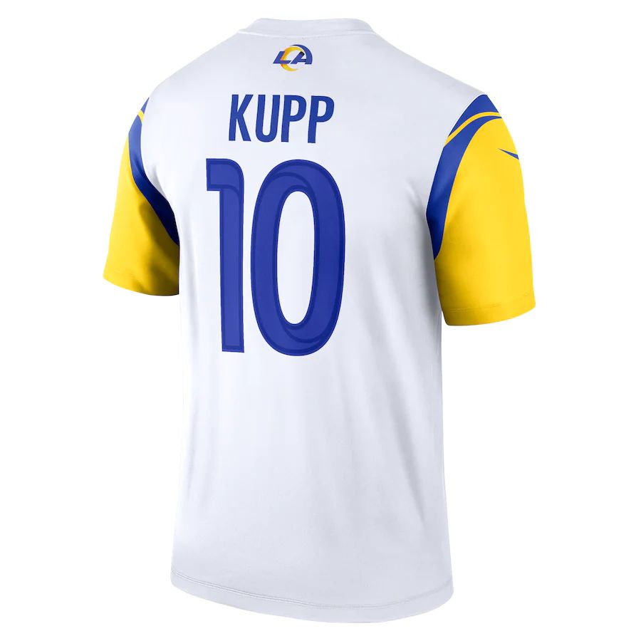 LA.Rams #10 Cooper Kupp White Legend Jersey Stitched American Football Jerseys - Main View