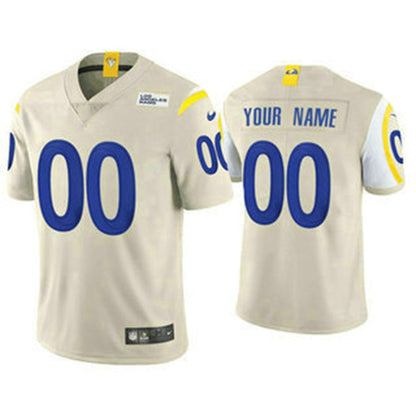 Custom LA.Rams Vapor Bone Limited Jersey American Stitched Jersey Football Jerseys - Main View