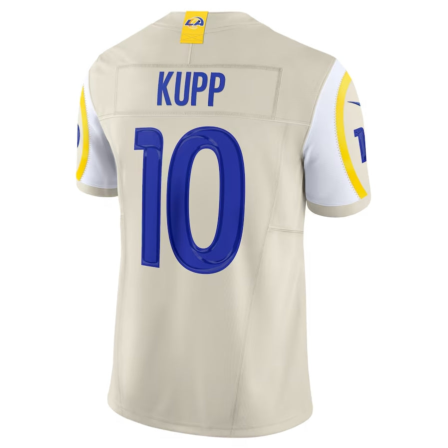 LA.Rams #10 Cooper Kupp Alternate Vapor F.U.S.E. Limited Jersey - Bone American Football Jersey - Main View