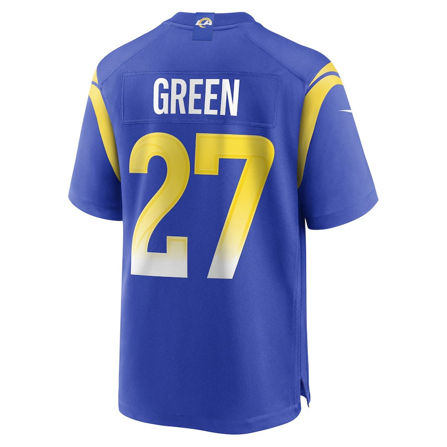LA.Rams #27 A.J. Green Royal Team Game Stitched American Football Jerseys - Main View