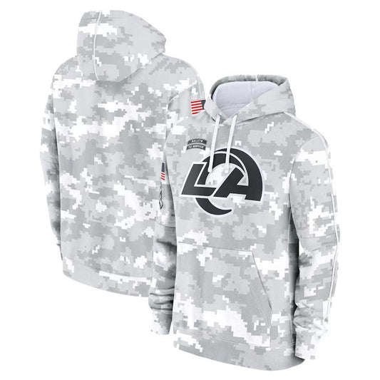 LA.Rams 2024 Salute To Service Club Pullover Hoodie Cheap sale Birthday and Christmas gifts Stitched American Football Jerseys - Main View