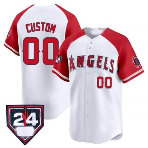Custom Los Angeles Angels 2024 Spring Training Patch Vapor Premier Limited – All Stitched Baseball Jersey - Main View