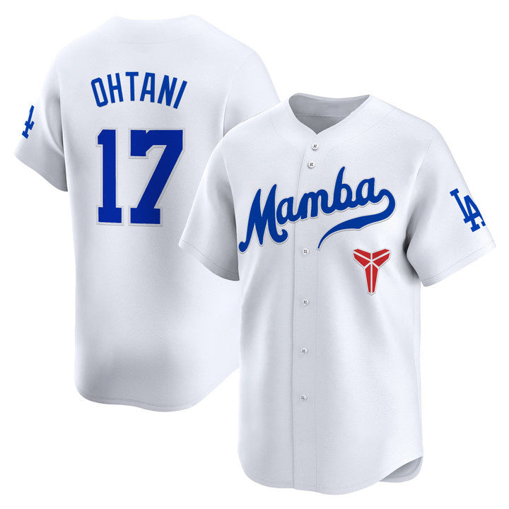 Los Angeles Dodgers #17 Shohei Ohtani Mamba Vapor Premier Limited Jersey - All Stitched Baseball Jersey - Main View