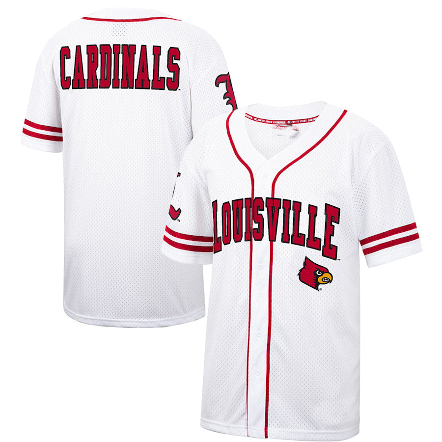 L.Cardinals Colosseum Free Spirited Baseball Jersey  White Red Stitched American College Jerseys - Main View
