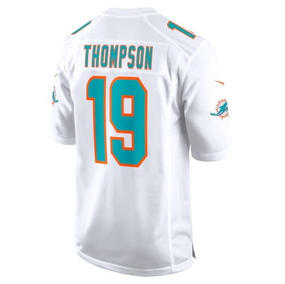 M.Dolphins #19 Skylar Thompson White Game Player Stitched American Football Jerseys - Main View