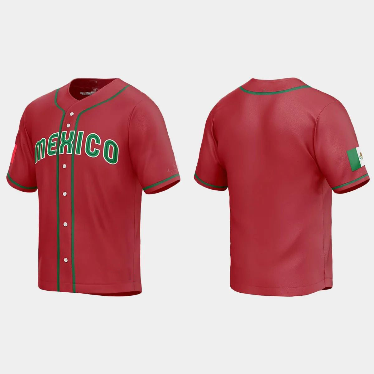 MEXICO BASEBALL 2023 WORLD BASEBALL CLASSIC JERSEY - RED Stitches Baseball Jerseys